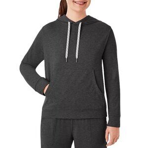 Members Mark Womens Size M Charcoal Grey Favorite Soft Pullover Hoodie ~ NWT